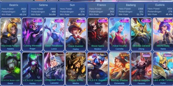 FULL HERO ACCOUNT + MAXX EMBLEM ACCORDING TO THE PHOTO