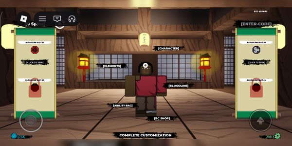 Roblox Shindo Life सादा खाता (विवरण पढ़ें)