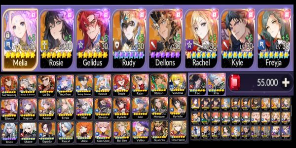 (Seven Knight Re:BIRTH) Midgame Teo B6 + Other SSR