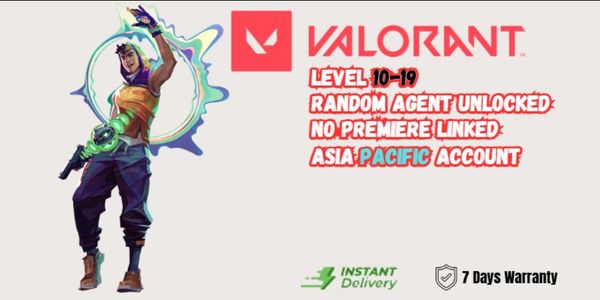 Valorant Account Unranked Lvl 10-19