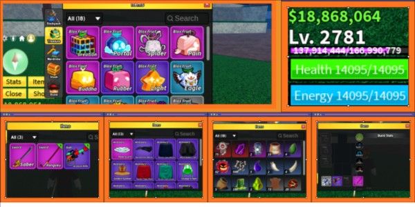 Blox Fruit Account Bonus Legendary Fruit - As per Image