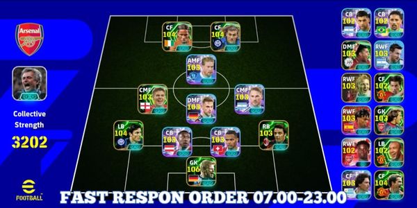 eFootball Squad Account 3100+ Strength - Cheap & Guaranteed