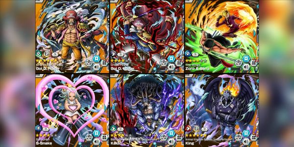 ไอดี 5 Extreme Roger EX Max Roger EX V2 Zoro Sanji EX S Snake EX Kaido EX V2 King Max [Android/iOS]