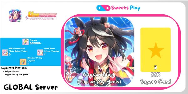 [GLOBAL] Kitasan Black (Fire at My Heels) Uma Musume: Pretty Derby Account