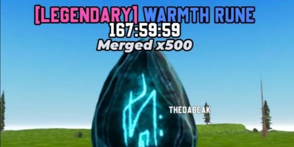 Warmth Rune | 7 Days (x500 Merged) | Mine a Mountain