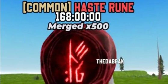 Haste Rune | 7 Day (x500 Merged) | Mine a Mountain