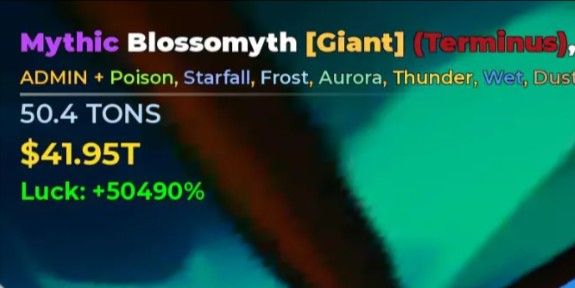 Luck Crystal 50490% (50K Luck) | Mine a Mountain