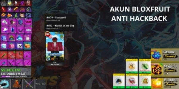 Account Blox Fruits GG [S] Permanente & Gamepass - 2