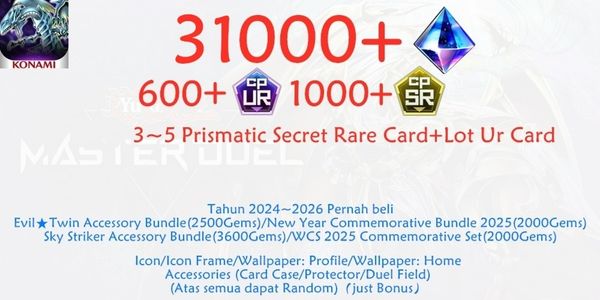 Akun Yu-Gi-Oh! Master Duel-3