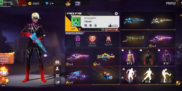 Cheap Free Fire account