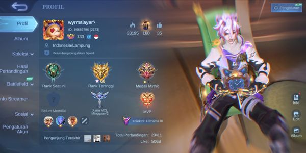 2 RECALL EPIC EMBLEM ALL MAX KUNGFU THAMUZ MSC ATLAS COLLECTOR NATALIA SEIYA BADANG SPONGEBOB CYCLOPS LB GRANGER TIGREAL EPIC LING KAGURA DLL