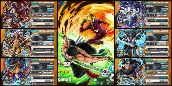 ไอดี 6 Extreme Zoro Sanji EX Max Roger EX V2 5 Roger EX Mars EX Lucci EX Kuzan EX Kuma Bonney Max [Android/iOS]
