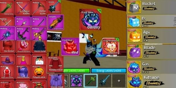 akun 6 perm + galaxy kit, all gp-drop change