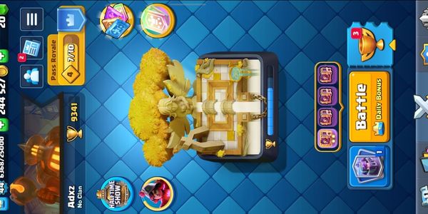 CR | SEVİYE 44 | 7 KART EVO | KING TOWER 14 | ELMAS 20 | CN 1000 | Adxz | KUPA 9341 | ARENA 23