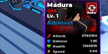 MADURA/MADARA ASTRONAUT (CURSED) - ROLL ANIME TO FIGHT