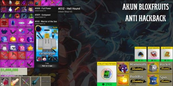 Account Blox Fruits GG [S] Permanente & Gamepass - 4