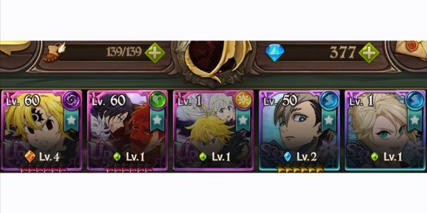 स्टार्टर अकाउंट MELIODAS NEMESIS ULTI 4/6 [GLOBAL]