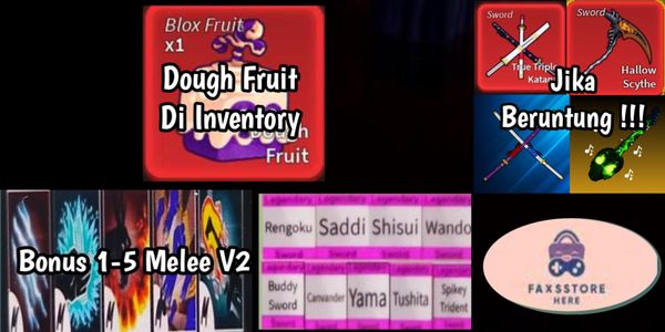 Cuenta nivel máximo Godhuman + Dough Fruit en inventario | Blox Fruit