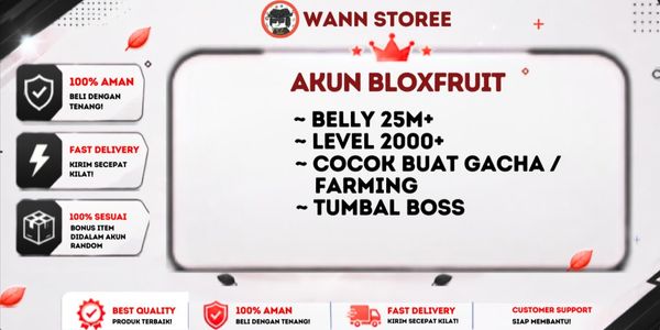 Akun Blox Fruits | 15M+ Belly | Cocok Buat Gacha / Farming / Tumbal Boss