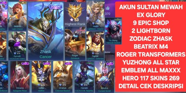 #2 CHEAP ACCOUNT EX GLORY