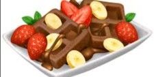 وافل شوكولاتة Chocolate Waffles = 10 قطع