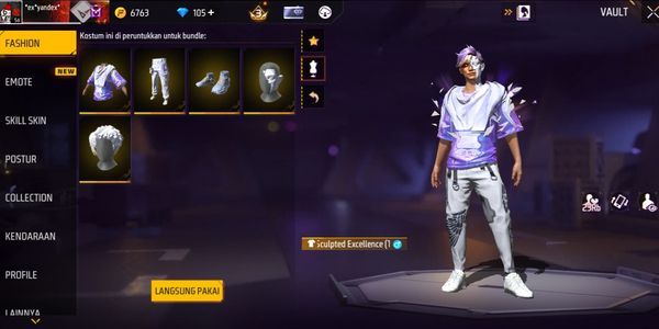 FF account 130K, already has DPET Bundle cool sculpted excellent, EVO PARAFAL LV3, main incubator MAC 10, rare bundle SKURA SWORDMAN, bonus DM 100+?