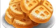 Plain Waffles = 10 Pcs