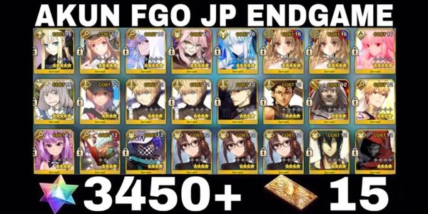 FGO JP Account 3320 SQ + Space Ereshkigal + Quad Support + SSR