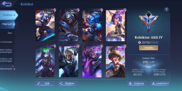 #2 Mobile Legends Account | Cheap Expert Collector