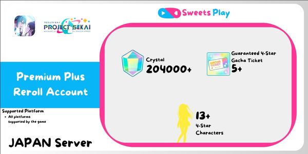 [JP] Project Sekai Colorful Stage Feat. Hatsune Miku Premium Plus Reroll Account