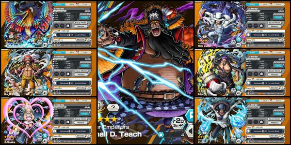 ไอดี 7 Extreme Blackbeard EX V2 Max Mars EX Roger EX S Snake EX Lucci EX Zephyr EX Kuzan EX [Android/iOS]