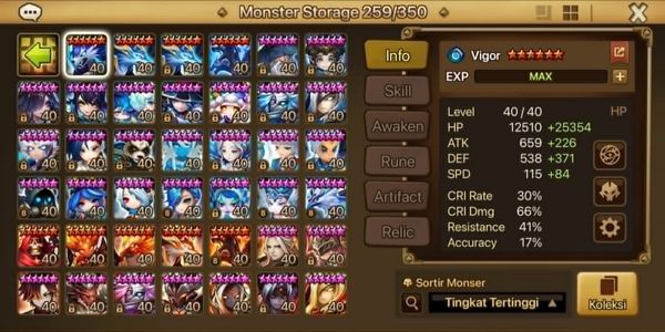 एशिया 5 LD5 Seimei, Werner, Manannan, Sylvia और Pontos + 56 NB5, 158 6Star मॉन्स्टर