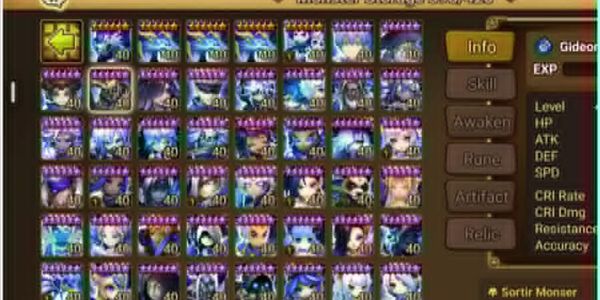 एशिया 5 LD5 Eludia, Jessica, Berghild, Ritsu और Collab Stark + 135 NB5, 304 6Star मॉन्स्टर