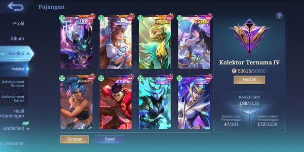 Account Specs Jungler/Mage/MM