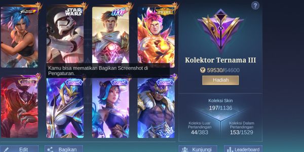 #MLBB34 Hero 85 Skin 197 | 11.11 Gusion | StarWars Kimmy | Prime Claude | KOF Karina | 1 LuckyBox | 1 Annual | 1 CC | 3 Zodiac