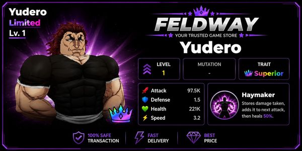 YUDERO LIMITED | ROLL ANIME TO FIGHT