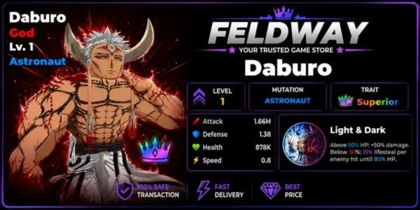 DABURO ASTRONAUT | Roll Anime to Fight!
