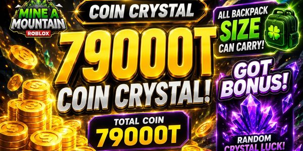 Mine a Mountain Coin / Money / Cash - 79Qa / 79Quadrillion (79000T)