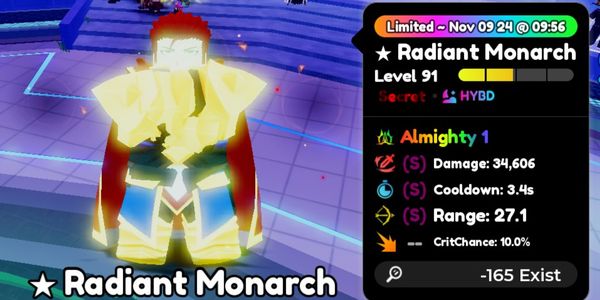 Radiant Monarch (EVO) Almighty