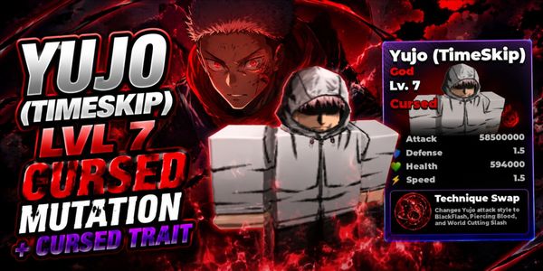 Roll Anime To Fight | LVL 7 Yuji Evo / Yujo (TimeSkip) Cursed + cursed trait
