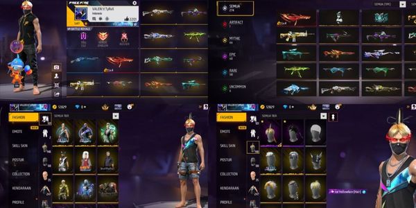 (0689) SG BUNNY M4A1-Infernal Draco LV 4 | 274 WEAPON SKINS & 247 VAULT | ANTI HACKBACK | SAFE | CHEAP Garena Free Fire