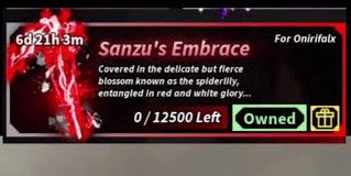 Sanzu's Embrance