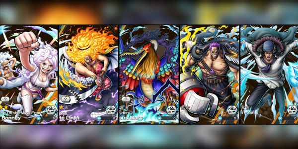 ไอดี 5 Extreme Bonney EX Max Big Mom EX 5 Mars EX Zephyr EX Kuzan EX [Android/iOS]