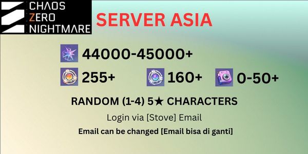 Account CZN Limited Series B [Asia Server]
