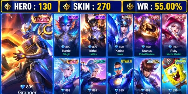 SAFE ACCOUNT WITH LIFETIME WARRANTY, 2 LEGENDARY SKINS MIYA GRANGER, MANY EPIC SKINS LIGHBORN AND LUCKY BOX