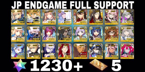 FGO JP SQ Account Penta Support + SSR