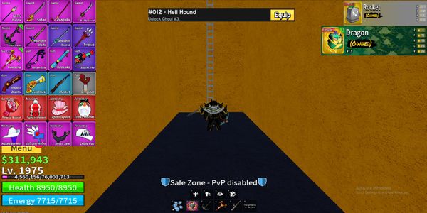 BLOX FRUIT ACCOUNT PERM DRAGON - 2