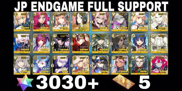 SQ account FGO JP Monte Cristo + Quad Support + Free SSR