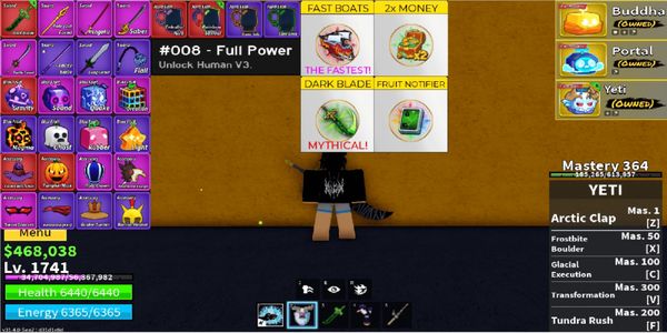 PERMANENT BLOX FRUIT ACCOUNT - NO 1