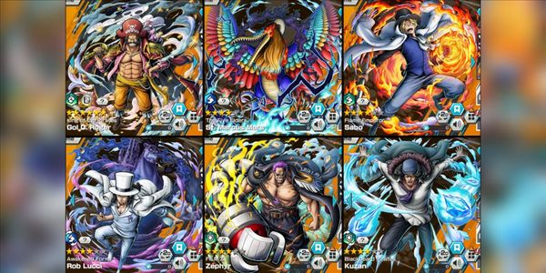 ไอดี 6 Extreme Roger EX Max Mars EX Sabo EX Lucci EX Zephyr EX Kuzan EX [Android/iOS]